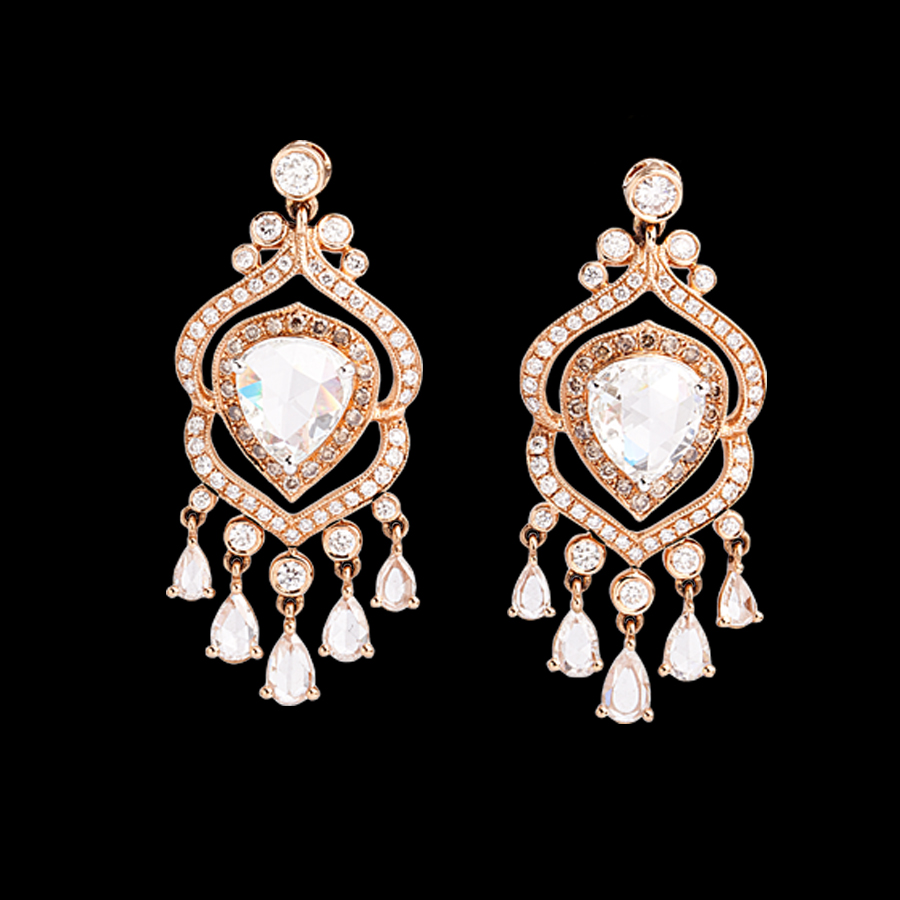 Buy Gold & Diamond Earrings online - Mehta Jewellery