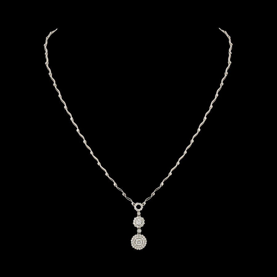 Simple and cute diamond Necklace