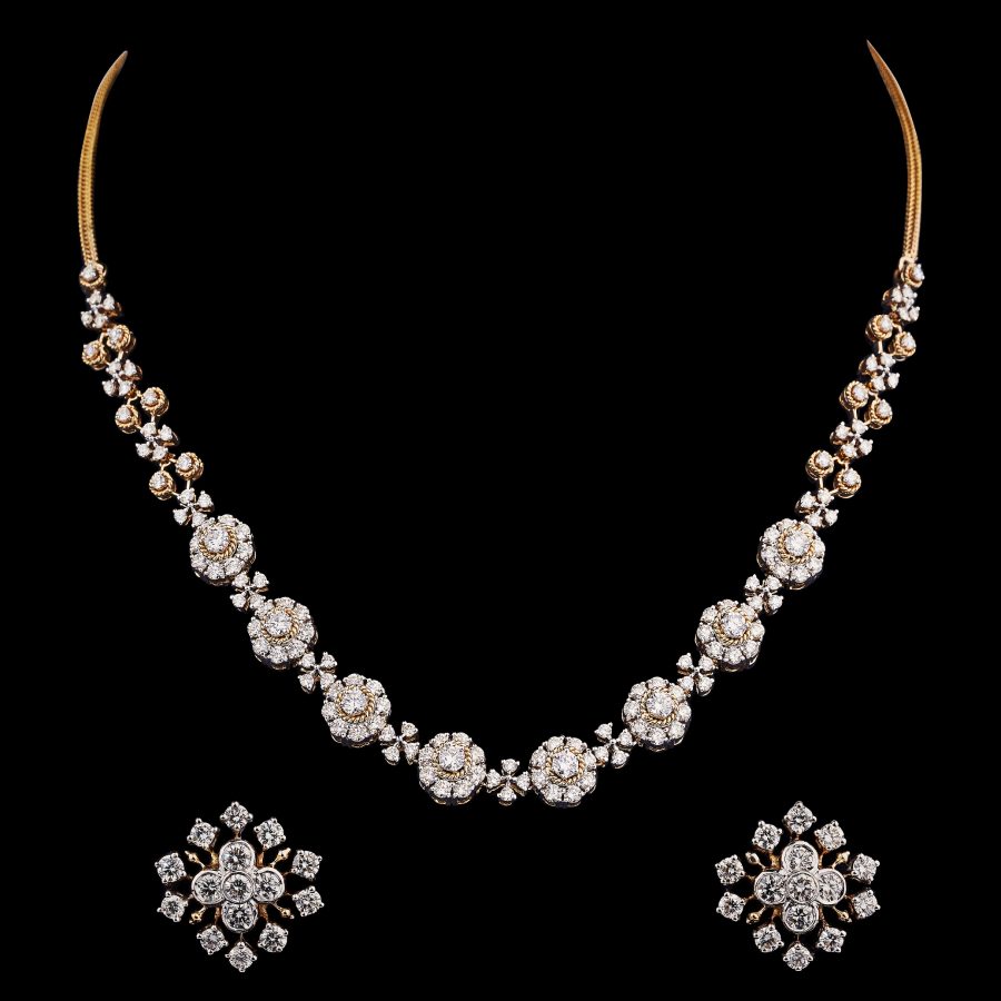 Diamond Jewellery - KE-3133-0, KN-1003-0